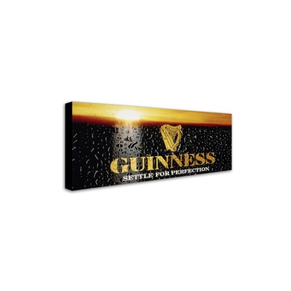 Guinness Brewery 'Settle For Perfection' Canvas Art,16x47